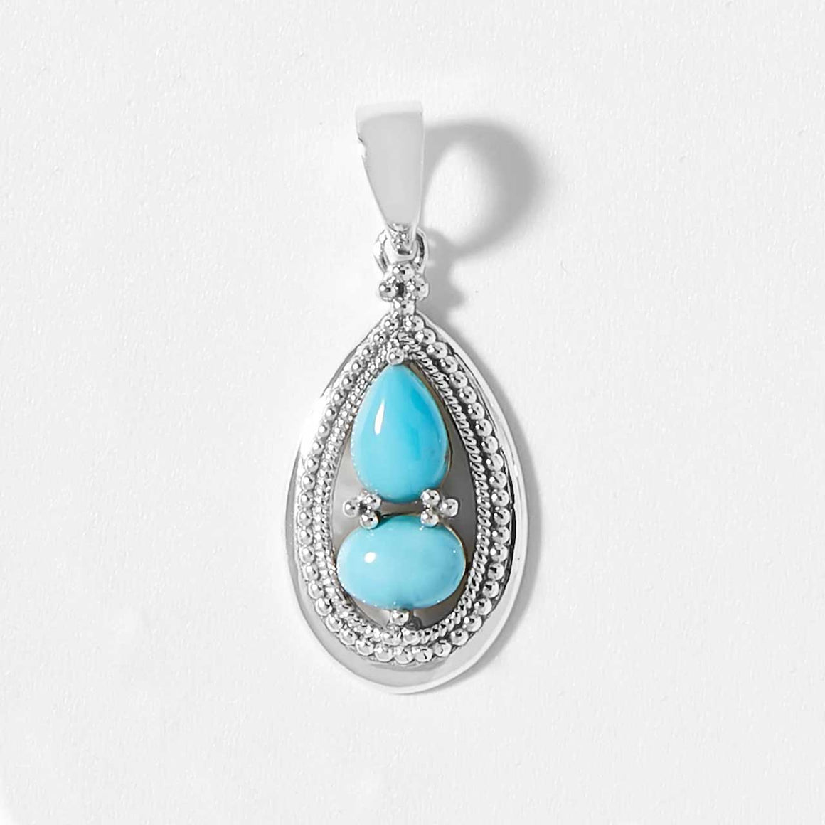 Sleeping Beauty Turquoise Pendant