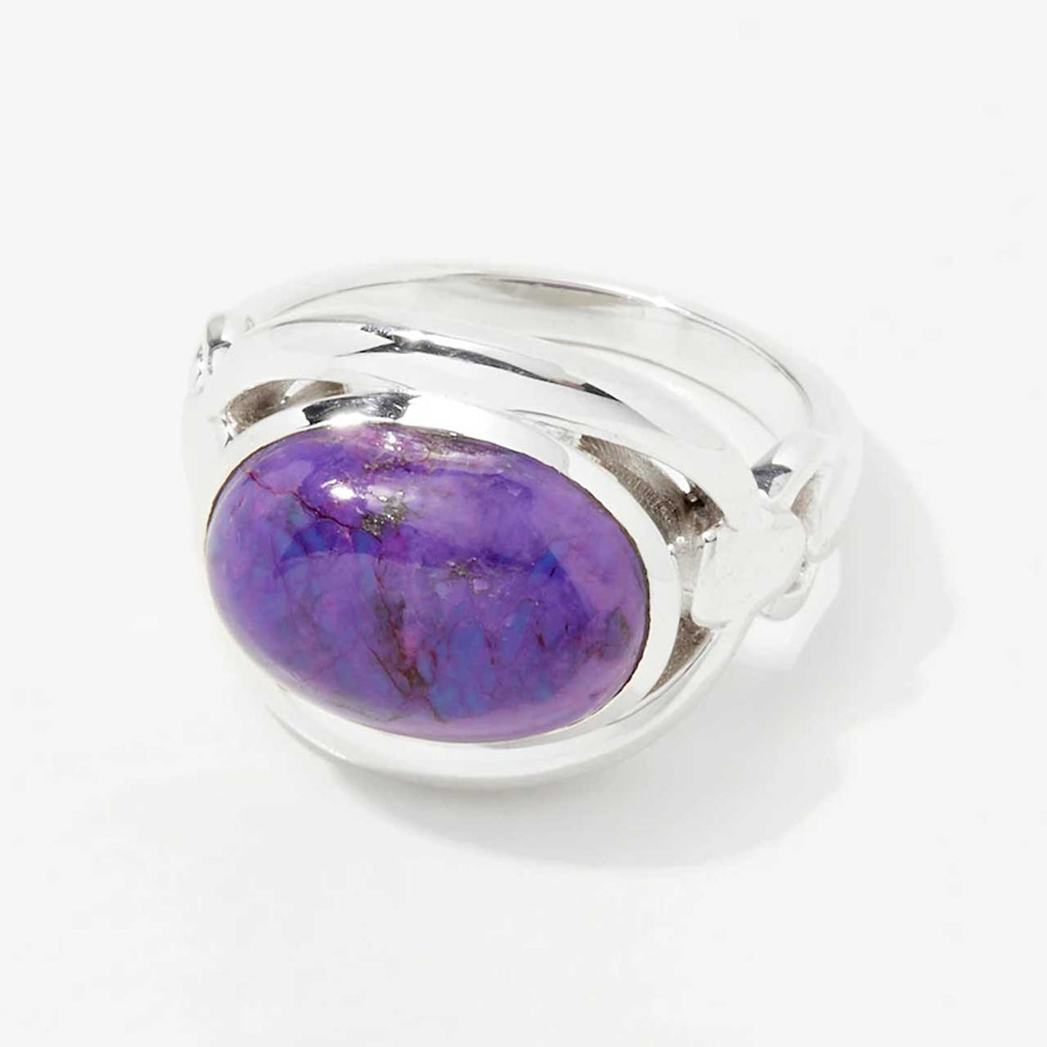 Purple Mohave Turquoise Oval Ring